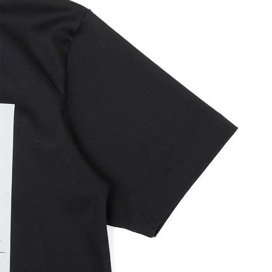 FTS-17 JESUS Print T-shirt BLACK
