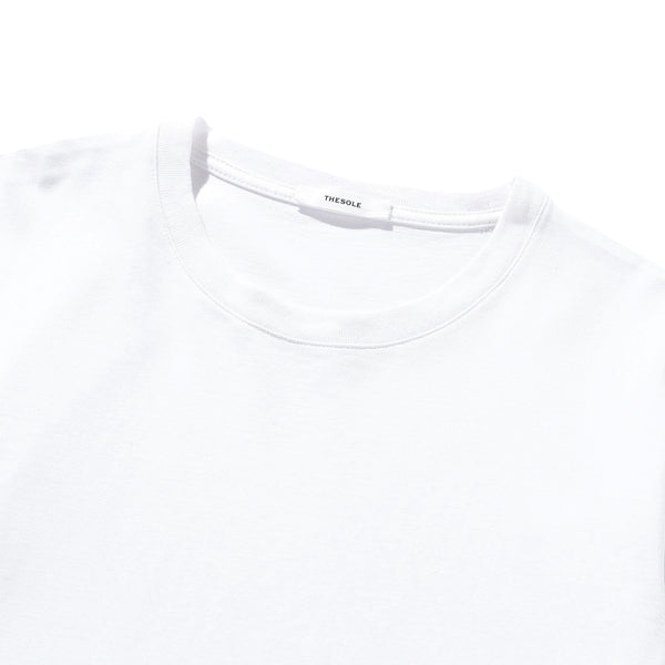 【干場監修】スビンコットン アンチシースルーTシャツ ホワイト