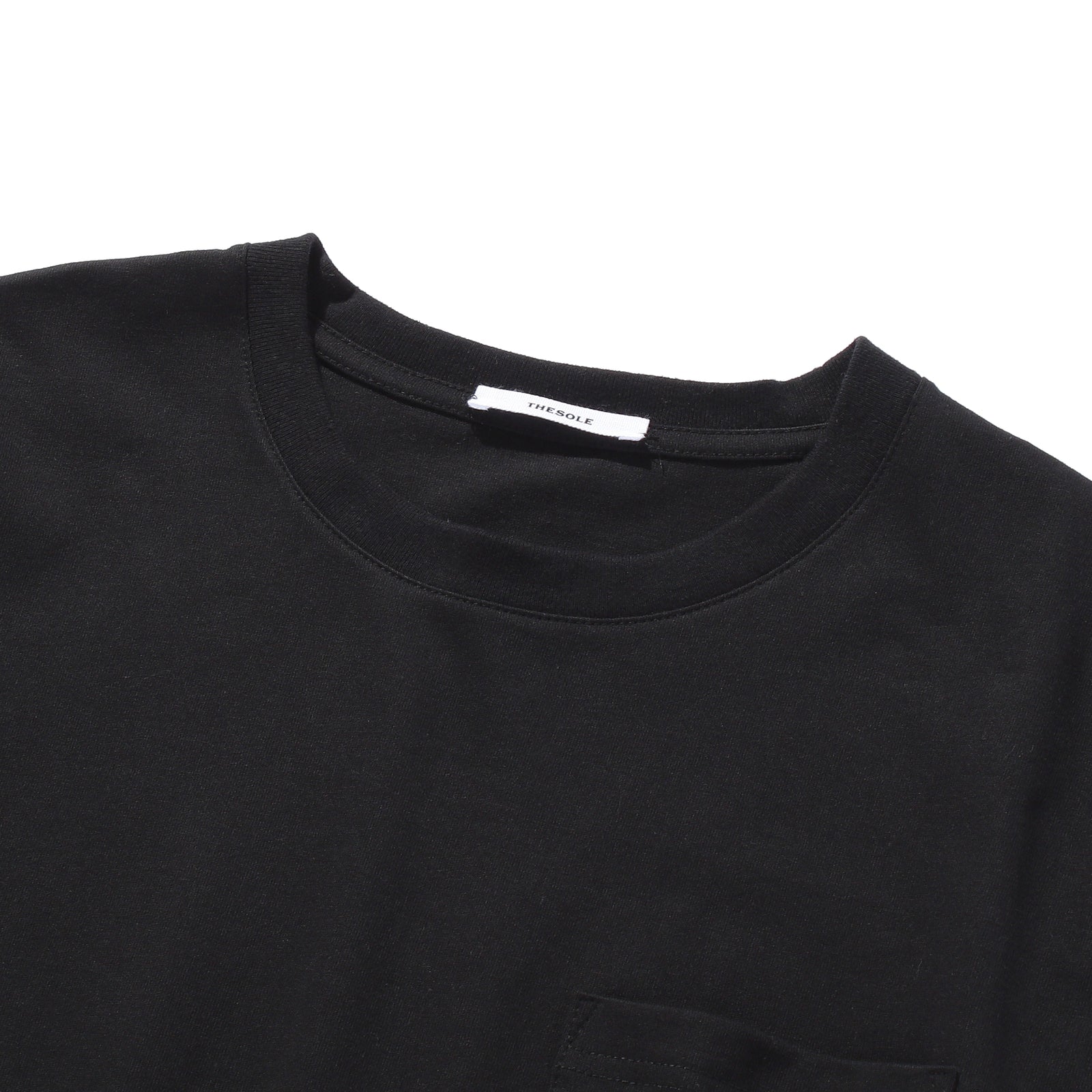 干場監修】スビンコットン アンチシースルーTシャツ ポケット付き