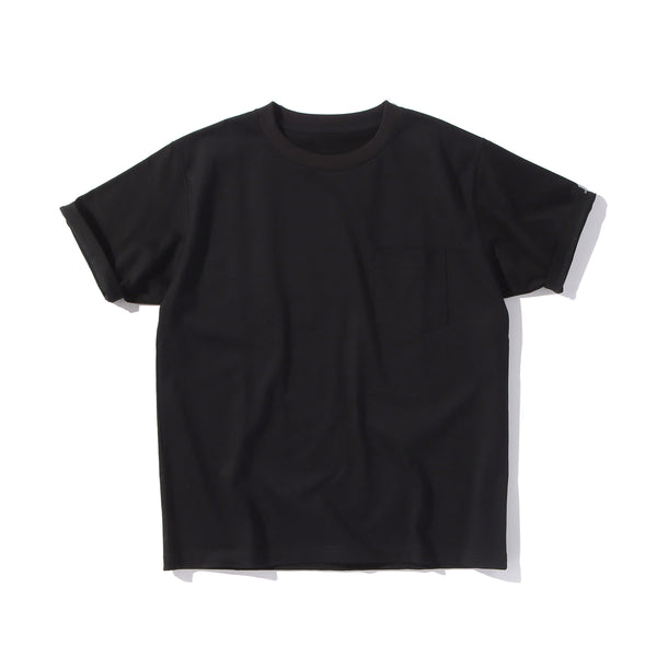 【新モデル】干場×サトシーノが作るポケット付きTシャツ<br>T-2　ブラック