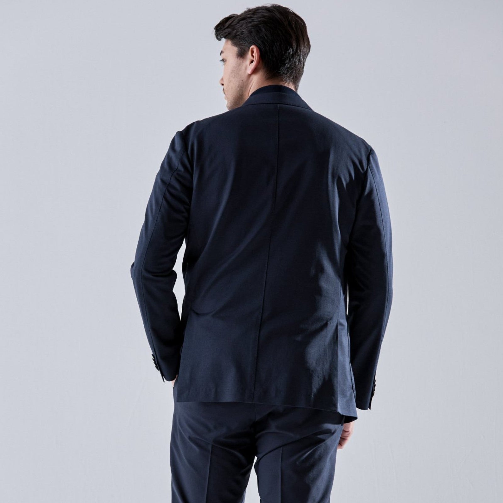 Anti-Wrinkle Jersey シングル2Bジャケット ネイビー – MINIMAL WARDROBE