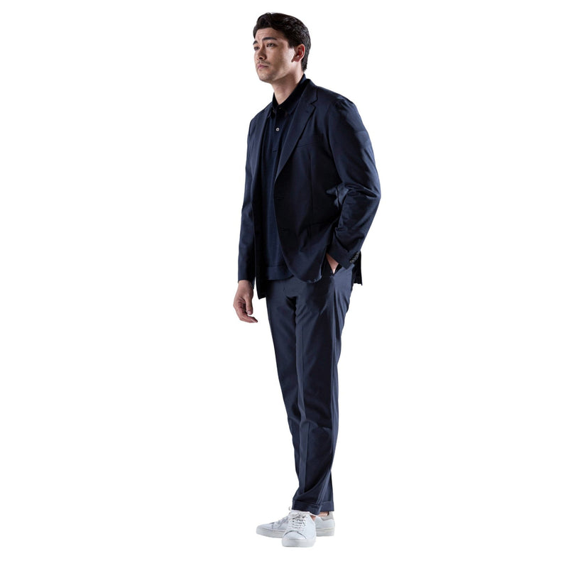 Anti-Wrinkle Jersey シングル2Bジャケット ネイビー – MINIMAL WARDROBE