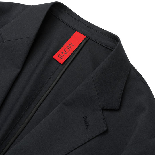 Anti-Wrinkle Jersey シングル2Bジャケット チャコールグレー