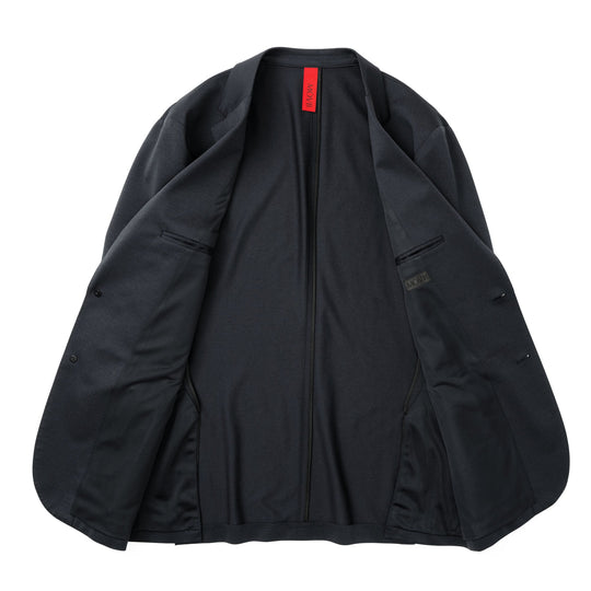 Anti-Wrinkle Jersey シングル2Bジャケット チャコールグレー