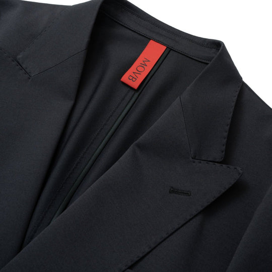 Anti-Wrinkle Jersey ダブル4Bジャケット チャコールグレー