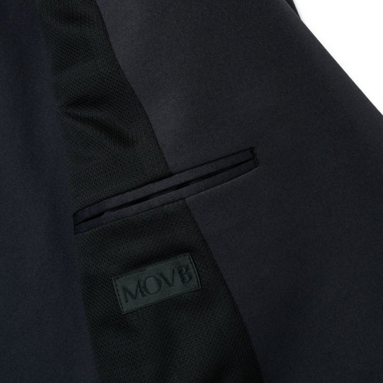 Anti-Wrinkle Jersey ダブル4Bジャケット チャコールグレー