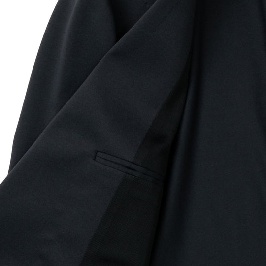 Anti-Wrinkle Jersey ダブル4Bジャケット チャコールグレー