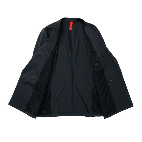 Anti-Wrinkle Jersey ダブル4Bジャケット チャコールグレー