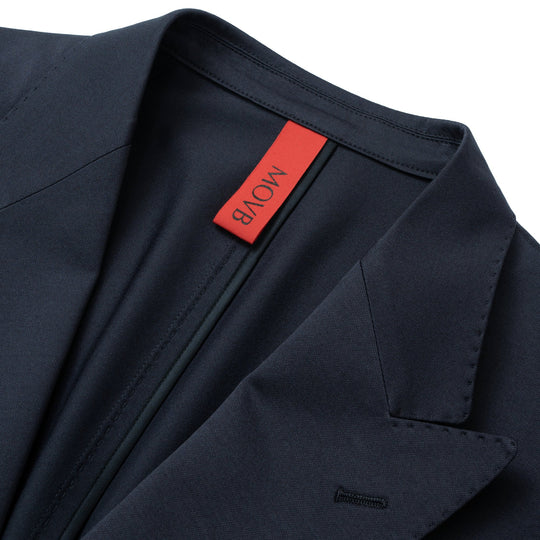 Anti-Wrinkle Jersey ダブル4Bジャケット ネイビー