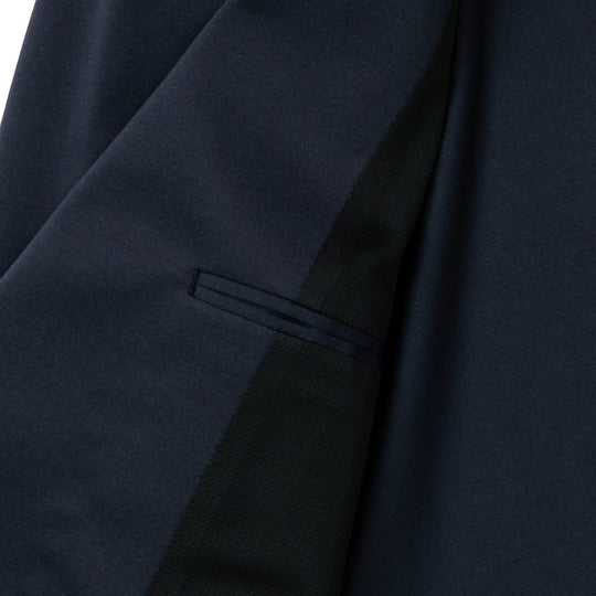 Anti-Wrinkle Jersey ダブル4Bジャケット ネイビー