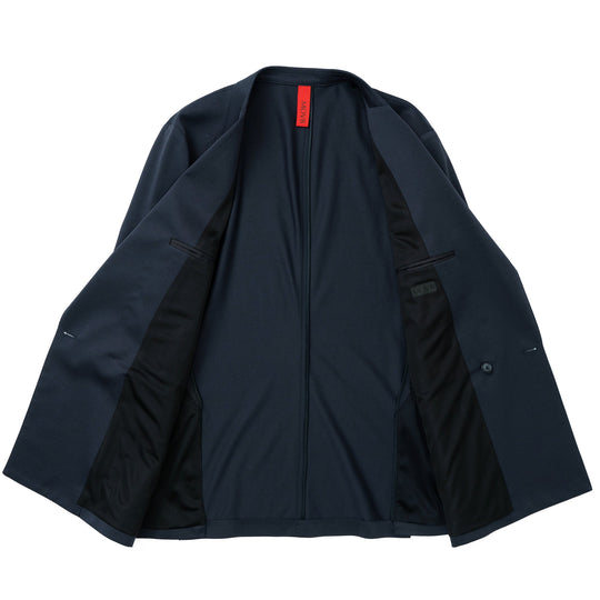 Anti-Wrinkle Jersey ダブル4Bジャケット ネイビー