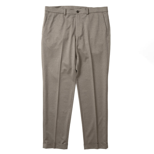 Anti-Wrinkle Jersey スリムテーパード モカ