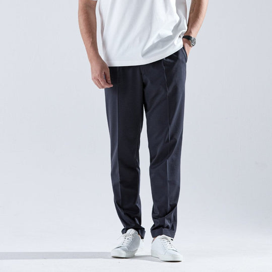 Anti-Wrinkle Jersey スリムテーパード  チャコールグレー