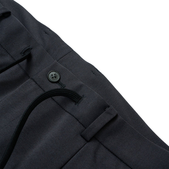 Anti-Wrinkle Jersey サイドギャザー チャコールグレー