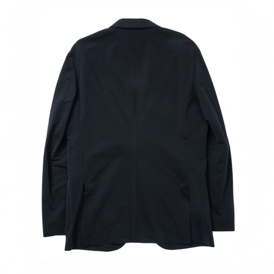 Air-Dense Cotton Jersey シングル2Bジャケット ネイビー