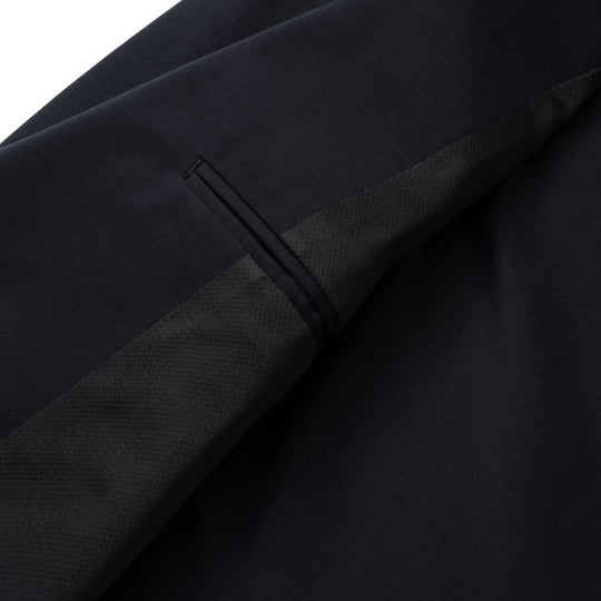 Air-Dense Cotton Jersey シングル2Bジャケット ネイビー