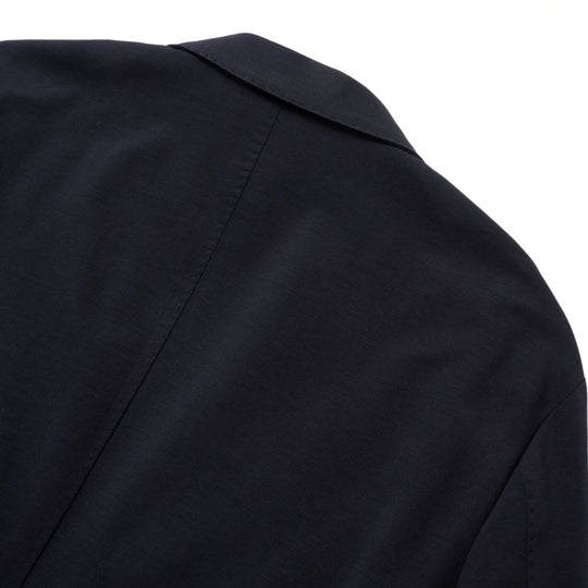 Air-Dense Cotton Jersey シングル2Bジャケット ネイビー