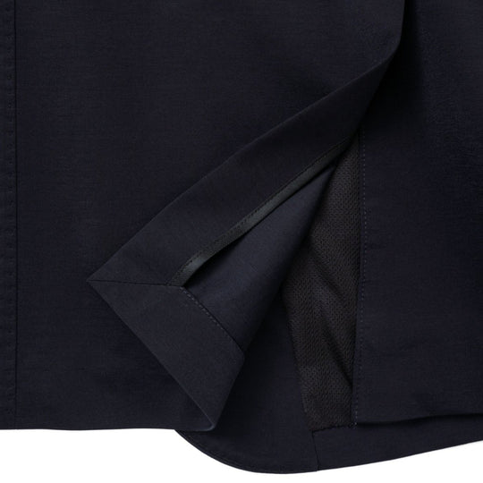 Air-Dense Cotton Jersey シングル2Bジャケット ネイビー