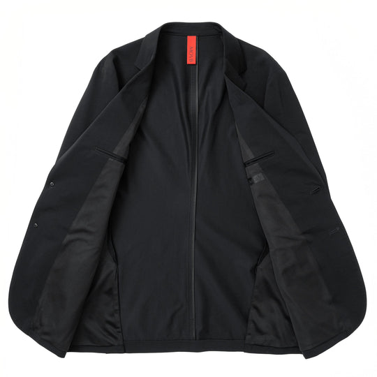 Air-Dense Cotton Jersey シングル2Bジャケット ネイビー