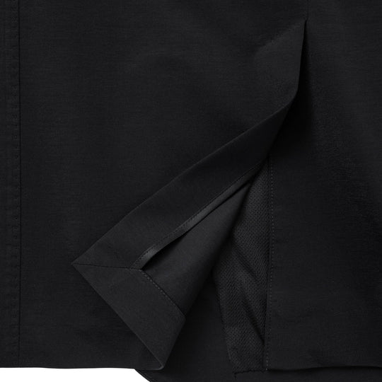 Air-Dense Cotton Jersey シングル2Bジャケット ブラック