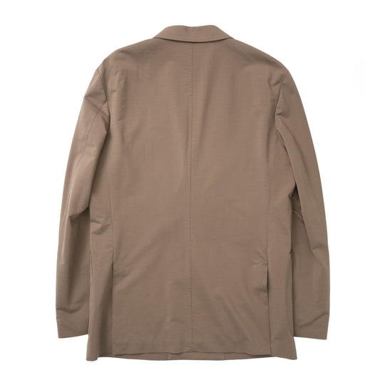 Air-Dense Cotton Jersey ダブル6Bテーラードジャケットモカ