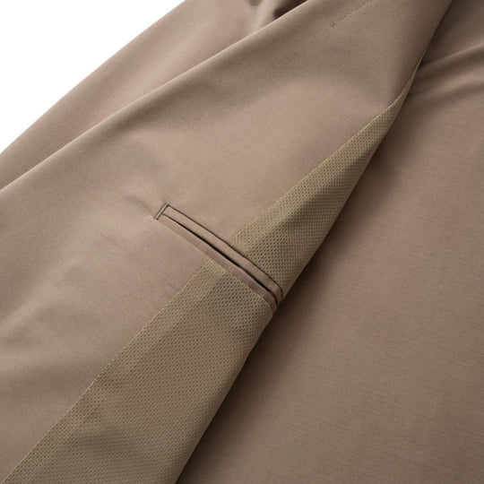 Air-Dense Cotton Jersey ダブル6Bテーラードジャケットモカ