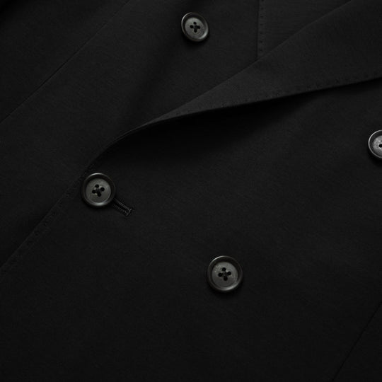 Air-Dense Cotton Jersey ダブル6Bテーラードジャケットネイビー