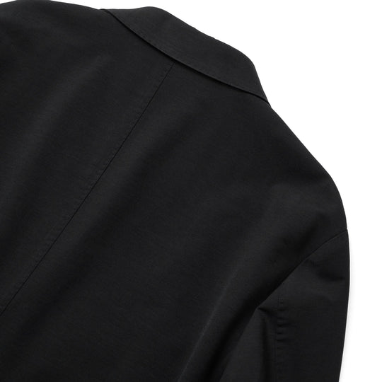 Air-Dense Cotton Jersey ダブル6Bテーラードジャケット ブラック