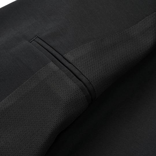 Air-Dense Cotton Jersey ダブル6Bテーラードジャケット ブラック