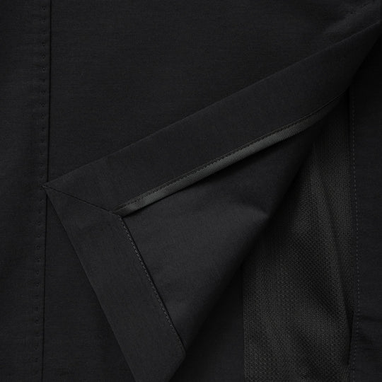 Air-Dense Cotton Jersey ダブル6Bテーラードジャケット ブラック