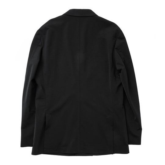 Air-Dense Cotton Jersey ダブル6Bテーラードジャケット ブラック