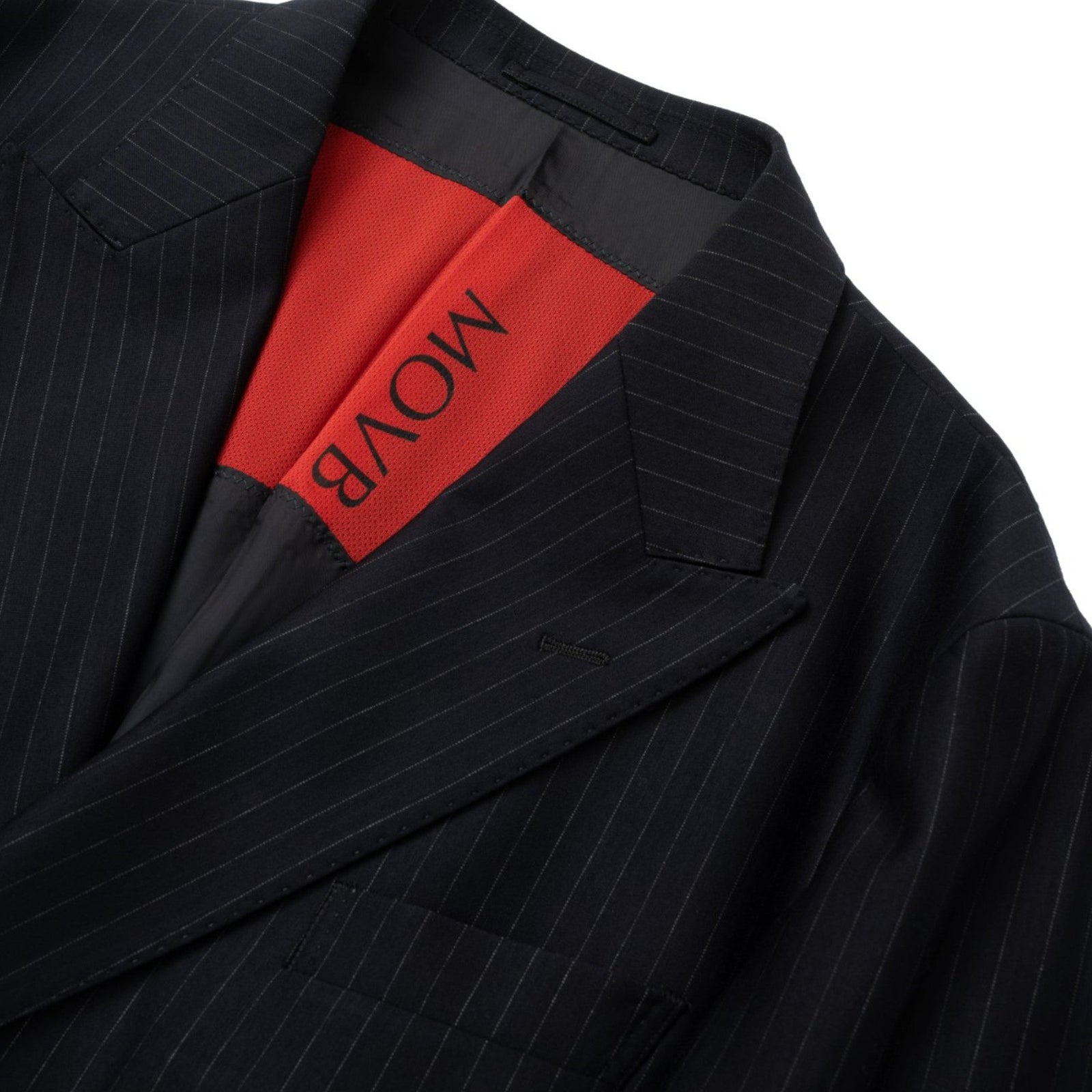 Helix Wool Jersey Banker Stripe ダブル6Bテーラードジャケット