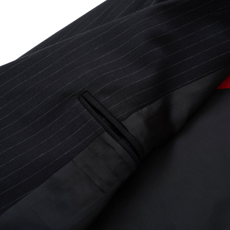 Helix Wool Jersey Banker Stripe ダブル6Bテーラードジャケット
