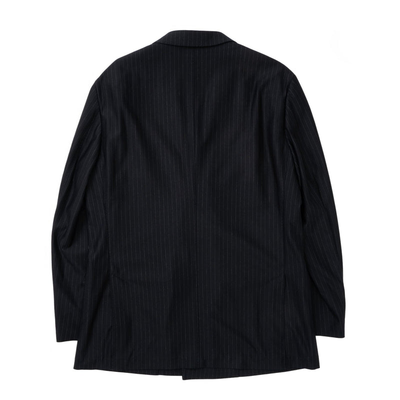 Helix Wool Jersey Banker Stripe ダブル6Bテーラードジャケット