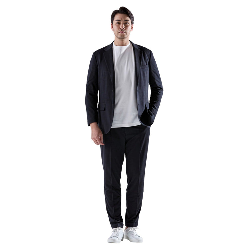 Helix Wool Jersey Plain シングル2Bテーラードジャケット コスモ