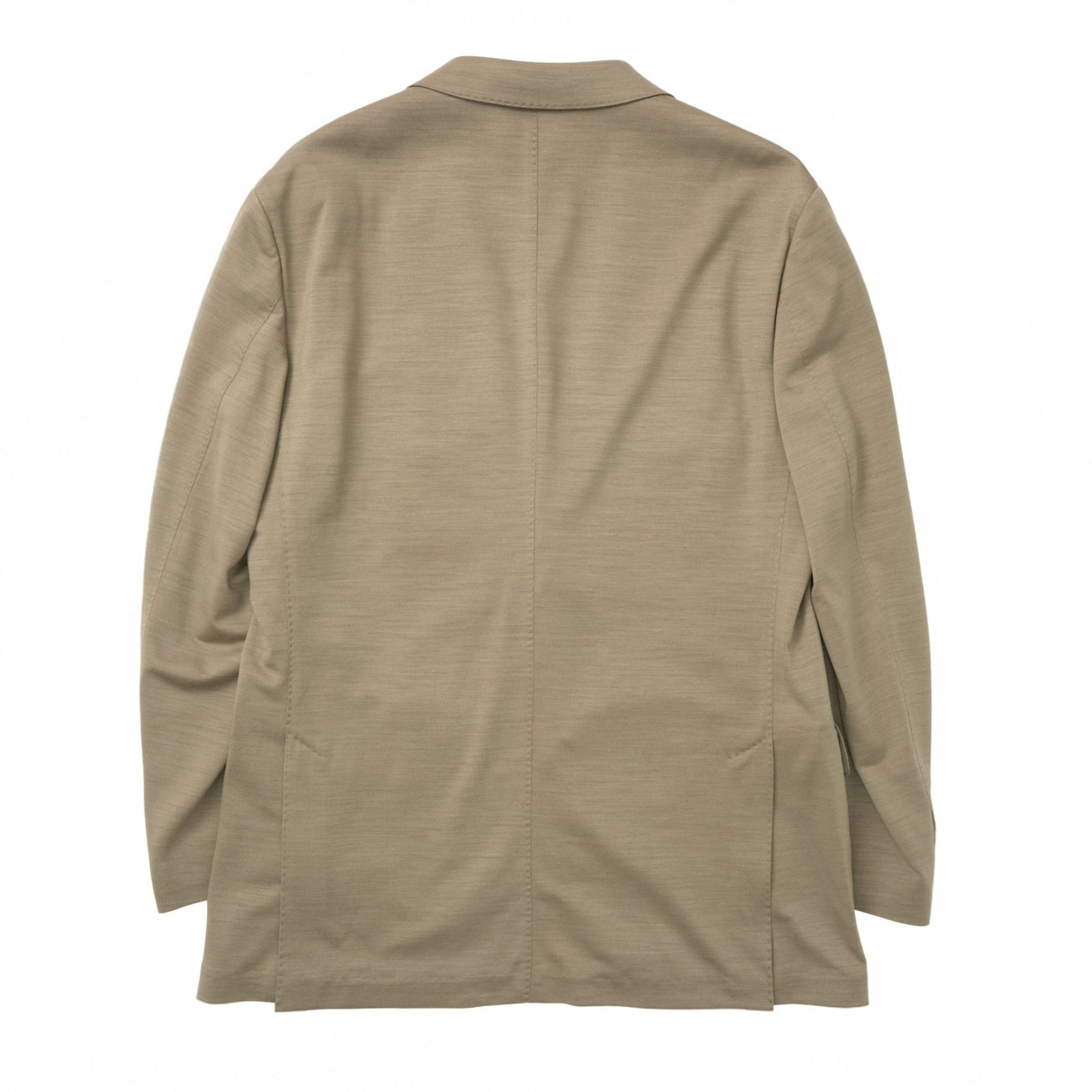 Helix Wool Jersey Plain シングル2Bテーラードジャケット ベージュ
