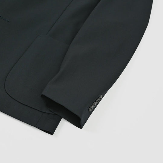 ZERO-TRIA Strech Hybrid Twill シングル２B モダンテーラードジャケット コスモネイビー