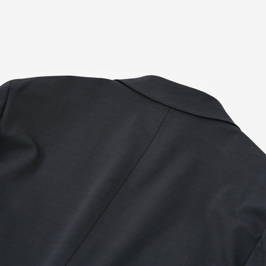 Duplex Cotton Jersey  シングル2Bノッチド・トラベルジャケット コスモネイビー
