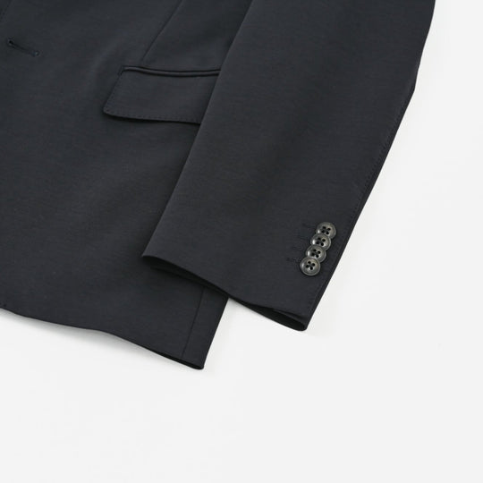 Duplex Cotton Jersey  シングル2Bノッチド・トラベルジャケット コスモネイビー