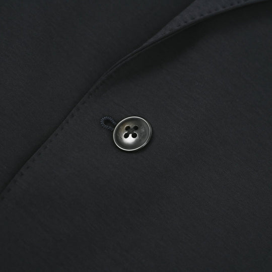 Duplex Cotton Jersey  シングル2Bノッチド・トラベルジャケット コスモネイビー