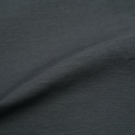 Duplex Cotton Jersey  シングル2Bノッチド・トラベルジャケット チャコールグレー