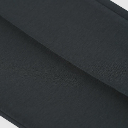 Duplex Cotton Jersey 1プリーツ サイドギャザー トラベル スラックス コスモネイビー