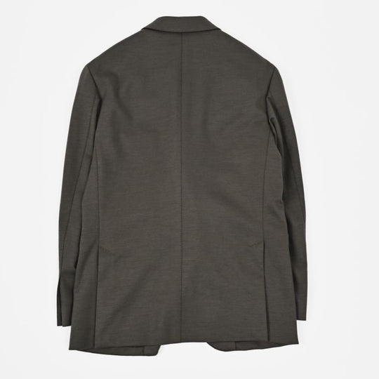 Duplex Wool Jersey シングル２Bノッチド トラベルジャケット モカ