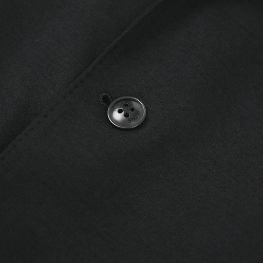 Duplex Wool Jersey シングル２Bノッチド トラベルジャケット ブラック