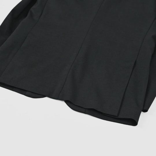 Duplex Wool Jersey シングル２Bノッチド トラベルジャケット ブラック