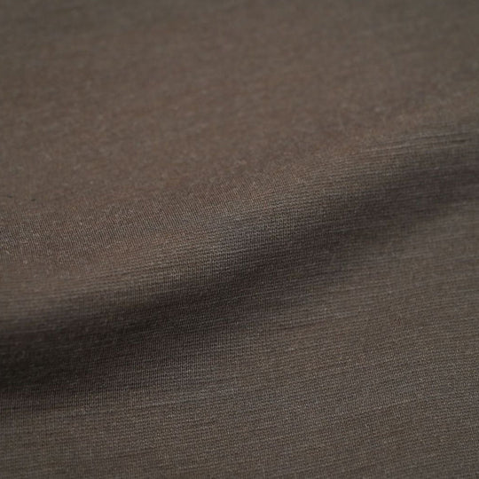 Duplex Wool Jersey シングル２Bノッチド トラベルジャケット モカ
