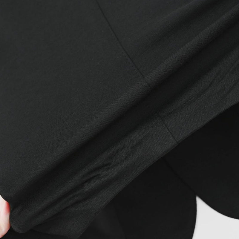 Duplex Wool Jersey 1プリーツ トラベル スラックス ブラック