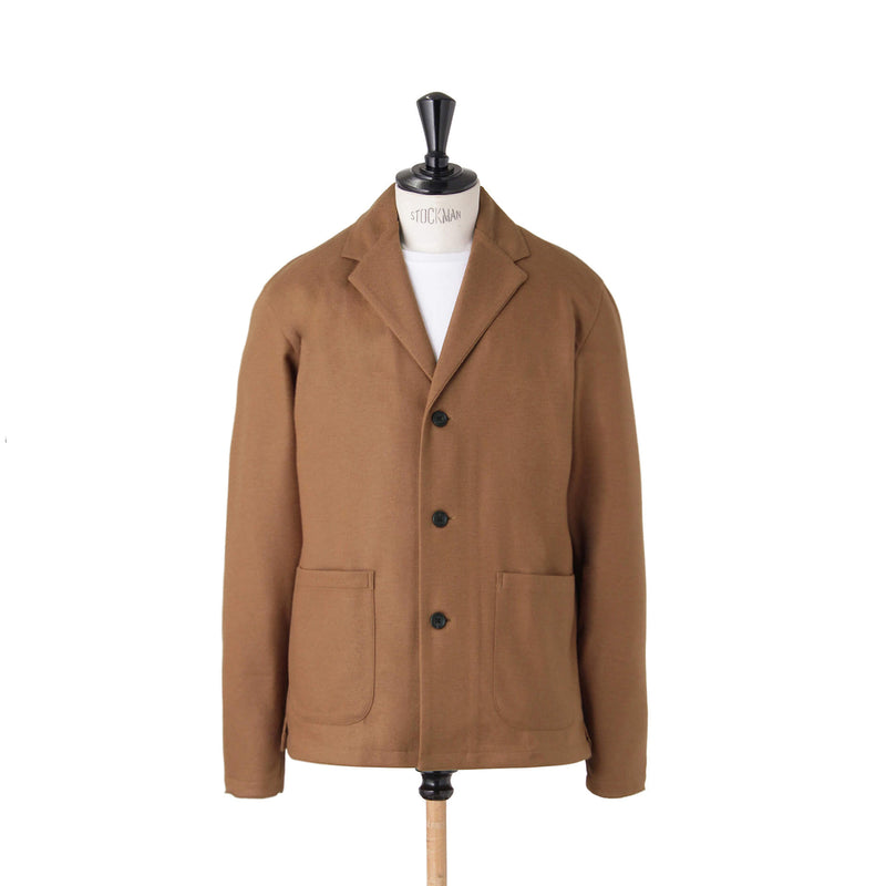 ベガスムース ウールジャージージャケット キャメル