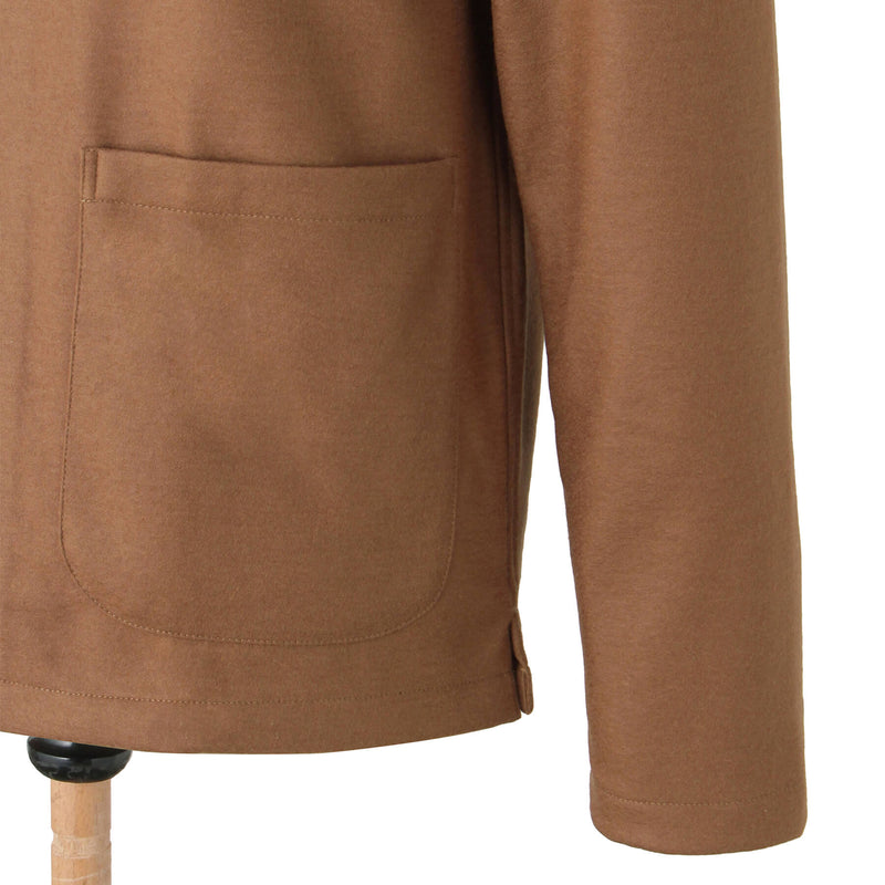 ベガスムース ウールジャージージャケット キャメル