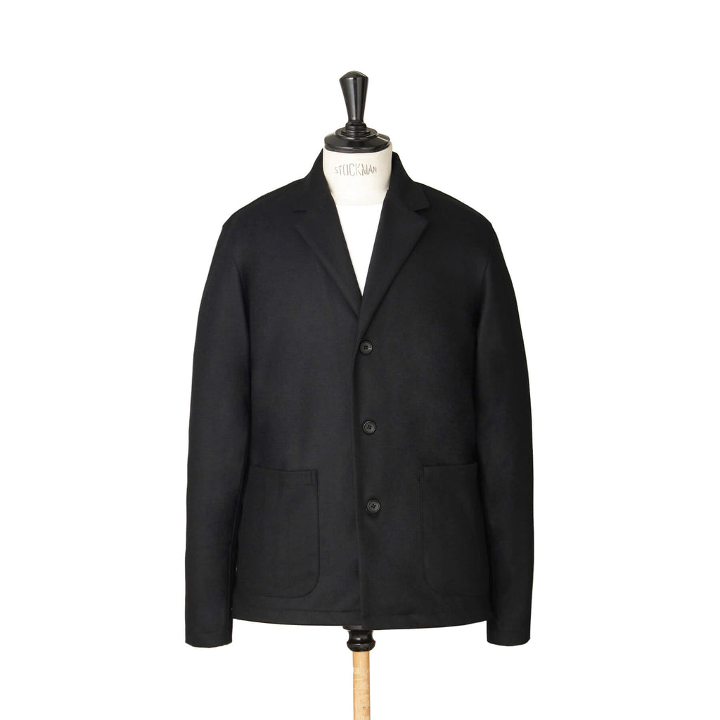 【美品：Theory】上質ウールジャージー ジャケット「M：ブラック」 ベガスムースウールジャージージャケット ブラック – MINIMAL